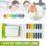 160pcs 2 books Full Range 1-14 pH Test Paper Strips Litmus Testing Indicator