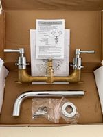 Victorian Plumbing F14 Wall Mounted Bath Filler Mixer Tap Chrome NEW Old Stock