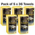 Kirkland Microfibre Ultra Plush Eurow Microfibre Car Cloth Pack of 5 x 36 Towels