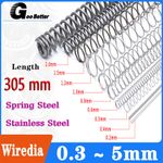 305mm Long Compression Spring Steel / Stainless Steel Pressure / Coil Springs