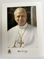 Pope Leo XIV Picture CARD. With Quote. Freepost