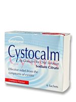 Cystocalm Cystitis Relief Urinary Tract Bladder Infection UTI Sodium Citrate 4g