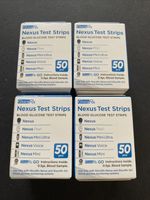 GlucoRx Nexus Test Strips 4 X 50. All 4 Brand New  Sealed. Jan/feb-2027 expiry