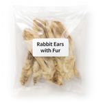 1Kg Rabbit Ears with Furry Hairy for Dog Chew Natural Pets Treat Pet Food