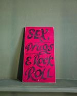 Carnival Sex Drugs and Rock & Roll Sign | 1970s