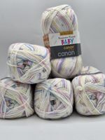 Baby Canan variegated DK knitting crochet yarn 5X100g 