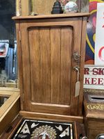 Victorian Pine Cupboard The School Furnishing Co Ltd, Darlington With key