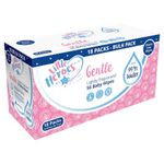 18 x LITTLE HEROES PLASTIC FREE GENTLE BABY WIPES  56's