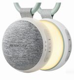 Momcozy Portable Sound Machine with Night Light, 20 Soothing Sounds, Grey