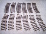 12 LGB 11000 G SCALE MODEL RAILWAY BRASS TRACK R1 CURVES