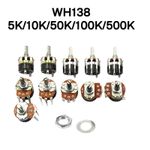 WH138 Adjustable Linear Rotary Potentiometer with Switch 5K/10K/50K/100K/500K