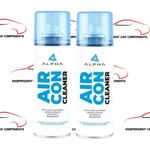 2 x Alpha Detailing Air Con Cleaner 150ml Car Sanitiser & Deodoriser (ALP001)