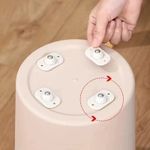 New 8PCS Self Adhesive Mini Caster Wheels Universal 360° Furniture Swivel Pulley