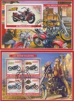 Motorcycles Burkina Faso 2019 Stamped 3932