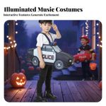 Fire Truck Costume Role Play Ride-in Vehicle Costume Lightweight for Halloween