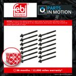 Cylinder Head Bolts fits BMW 525 TDS E34, E39 2.5D 91 to 04 Set Kit 11122243255