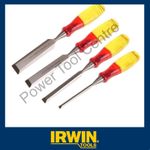 Irwin Marples 4 Piece M373 Bevel Edge Chisel Split Proof Handle Set  MAR373S4N