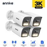 ANNKE 5MP 3K CCTV POE IP Camera Two Way Audio Color Person /Vehicle Detection
