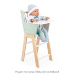 Janod Wooden Doll High Chair Fits 42cm Dolls Kids Feeding Toy Age 3+ NEW