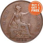 PENNY GEORGE V COIN CHOICE OF YEAR 1911 TO 1936