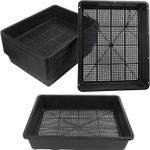 16 Pack Seed Starter Trays 15 X 12 Inches Microgreens Growing Trays with Mesh