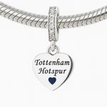 STERLING SILVER 925 ⚽️ TOTTENHAM SPURS FOOTBALL FAN SUPPORTER GIFT CHARM