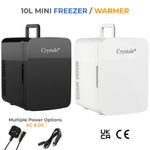 10L Mini Fridge Table Top Electric Cooler Portable Bedroom Ice Box Office Car UK