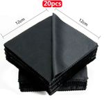 100 Pack Glasses Microfibre Cloth Streak-free Cleaning Cloths for Eyeglasses Len