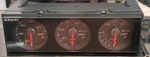 DEFI SINGLE DIN TRIPLE GAUGE SET black