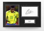 Kleberson Hand-Signed 12x8 Photo Display Brazil Memorabilia COA