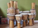 Authentic African Djembe Drums SET OF 13