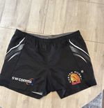 Men’s Black Samurai Exeter Chiefs Rugby Shorts Large Waist Band Defect