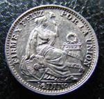 W451m Peru Half 1/2 Dino 1904 JF 