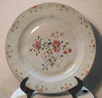 Chinese Plate Qianlong Period Famille Rose Floral 18th Century