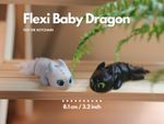 Flexi Baby Toothless and Light Fury Style Dragon | 3D Printed Toy or Keychain