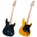 New GST 6 String Electric Guitar with Black Pickguard +Bag Strap Kit Right Hand