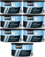 7x UPOL B Glass Fibre Bridging Compound No.2 1L Body Filler U-POL