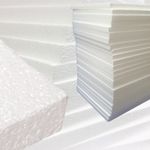WHITE FOAM PACKING SHEETS ALL SIZES/ANY QTY POLYSTYRENE INSULATION BOARDS