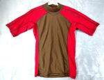 Vintage Mens O'Neill Short Sleeve Rash Guard Sun Shirt Top Size Small Red