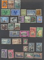 Ceylon Stamps 1938-1954 SG392a;393;395a;396;b;397;a;398/405;419;421/5;429;449;..