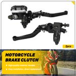 7/8'' Universal Motorcycle Brake Clutch Lever Master Cylinder Reservoir Set 22MM
