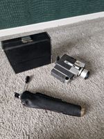 Sankyo Super 8 CM300 Camera In Original Case With Pyramid Tripod, Untested
