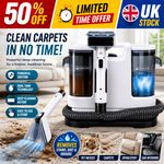 Ultimate 5IN1 V8 Carpet Cleaner Spot Wash 13.5kPa Portable Carpet Upholstery New