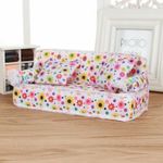Living Room Sofa Combo Set for Barbie Doll Living Room House Furniture