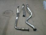 Discovery 2 TD5 SRAIGHT THROUGH EXHAUST 409 STAINLESS NON CAT MODELS with 2.5"ID