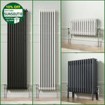 Traditional 2 3 4 Column Radiator Cast Iron Style Horizontal Vertical Heating UK