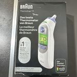 Braun ThermoScan 7 Digital Ear Thermometer Age Precision White/Blue IRT6520WE