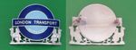 obsolete London Transport Driving INSTRUCTOR enamel cap badge flush infill