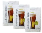 Muntons Carbonation Drops 3 x Packs of 80 Priming Glucose Sugar Beer Cider