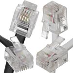 RJ11 ADSL Router Cable Telephone Lead For BT/SKY/PlusNet Broadband Phone Lot
